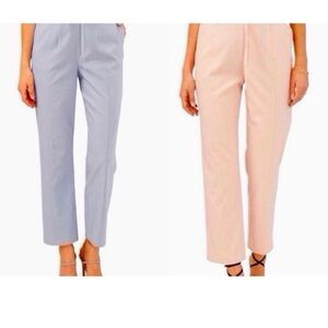 Two pair of 1. State Womens  ankle length Pink and Blue High Rise 14 NWOT